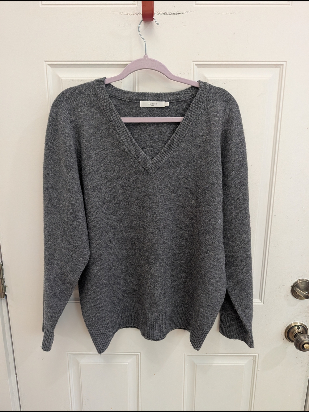 Almina Concept Wool V-neck Sweater - Picture 5 of 8